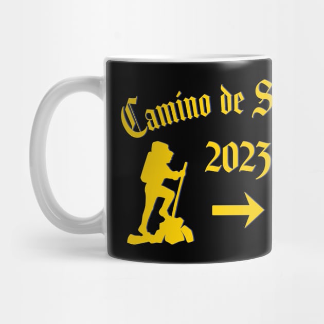 Camino de Santiago de Compostela Male Pilgrim 2023 by Brasilia Catholic